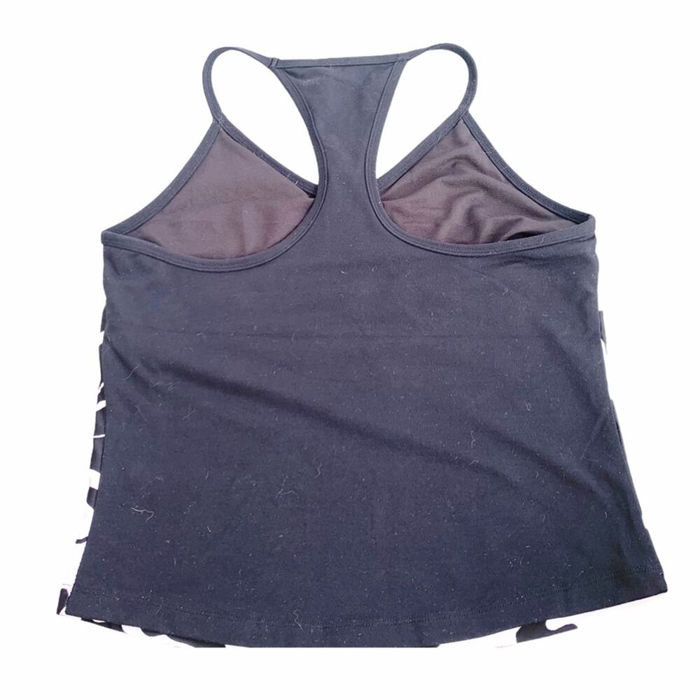 Vintage Jazzercise Floral Athletic Workout Dance Tank Top Activewear Abstract L - Picture 5 of 6
